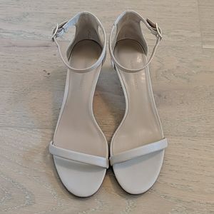 Banana Republic Strappy Kitten Heel Sandal in Nude